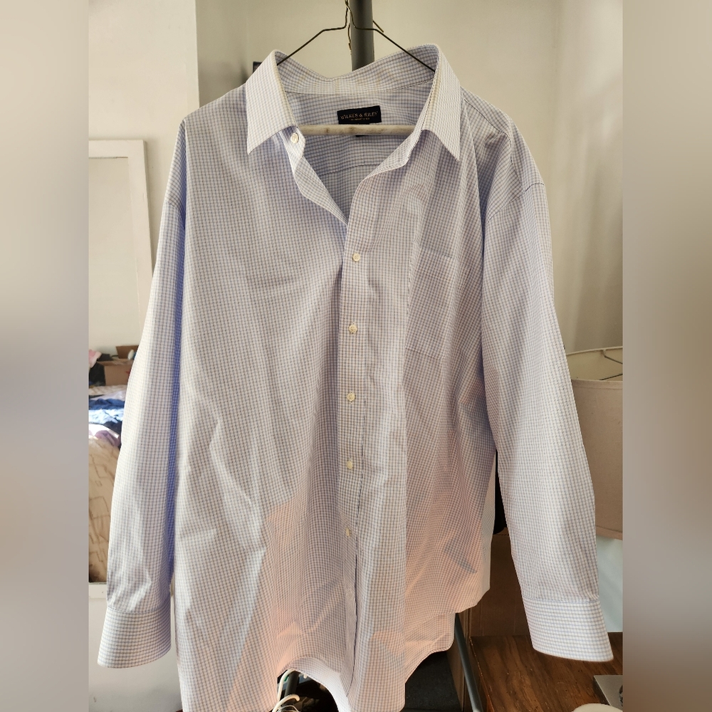 Men's Wilkes & Riley Dress Shirt Size 18 1/2 x 32/33